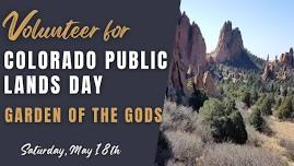 Garden of the Gods Volunteer Day with RMFI for Colorado Public Lands Day