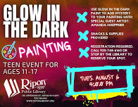 Teens: Glow in the Dark Painting