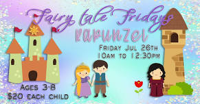 Fairytale Fridays Rapunzel Summer camp for ages 3 to 8