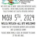 Churchyard Cleanup Day and May Potluck