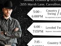 2Step Classes / Intro to, Beg and Advanced / Country Swing Class @ 5:00