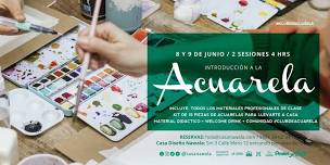 TALLER INTRODUCCIÓN A LA ACUARELA / 8 HRS