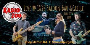 Radio Zoo @ 1836 Saloon Bar & Grille