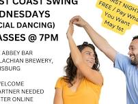 West Coast Swing Dancing - Beginner Lessons & Practice Social Dance - Harrisburg