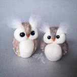 Needle Felting course | Owls with The Lady Moth