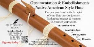 Native American Style Flute - Ornamentation & Embellishments