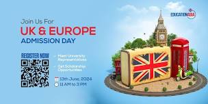 FREE UK & EUROPE ADMISSION DAY