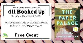 All Booked Up Book Club: West Unity Branch Library