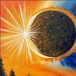 Vibrant Solar Eclipse