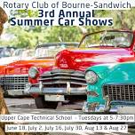 The Rotary Club of Bourne-Sandwich hosts The Upper Cape Car Show