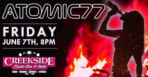 Atomic 77 Rocks the Creekside Sports Bar & Grille