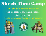 Shrek Time Camp at Discovery Depot!