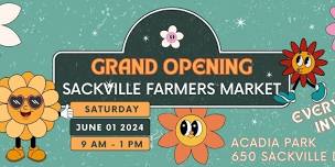 Grand Opening! Sackville Farmers' Market