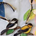 Stained Glass Chickadee OR Goldfinch Workshop