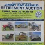 JIMMY RAY GERALD RETIREMENT AUCTION