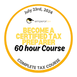 Become A Tax Preparer in 8 weeks: 60 hour CTEC course