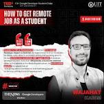 How To Get Remote Job As A Student