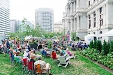 Opera Philadelphia presents excerpts from Song from the Uproar at Dilworth Park in Philadelphia, PA