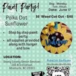 Sunflower Paint Party!