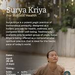 Suriya Kriya for Holistic Health