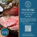 Prime Rib Night