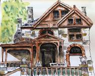 cre-ART-ivity Class with Paula Watson-Lakamp - Archi-sketching w/ink and watercolor pencils