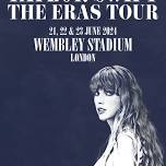 TAYLOR SWIFT Eras Stadium 2024 World Tour: Wembley Stadium, London June 2024 Poster Print