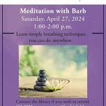 Meditation with Barb: Breathing Techniques for De-cluttering your mind