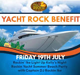 Rockin' Ike Light Up Kelly's Night Rockin Yacht Summer Beach Party  with Captain DJ Rockin Ike