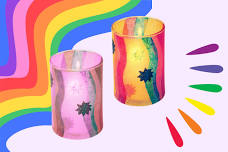 Rainbow Candle Holders