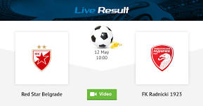 Red Star Belgrade - FK Radnicki 1923 Serbia / Super Lig May 12, 2024