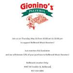 Dine Out Fundraiser @ Gionino's Pizzeria