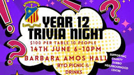 SJC YEAR 12 TRIVIA NIGHT