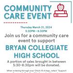 SAVE THE DATE!! Chick Fil-a Community Care Event