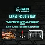 Lakes FC Duty Day 3 of 4