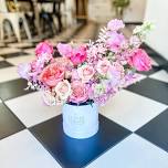 Floral Arrangement in a Hat Box