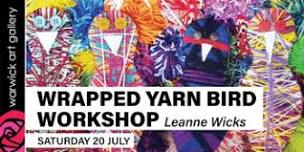 Workshop: Wrapped yarn birds with Leanne Wicks