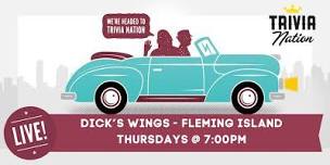 General Knowledge Trivia at Dick s Wings - Fleming Island -  100 in prizes ,