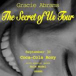 Gracie Abrams with special guest Role Model at Coca-Cola Roxy