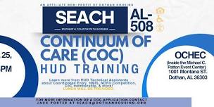 Continuum of Care (CoC) AL-508 HUD Training