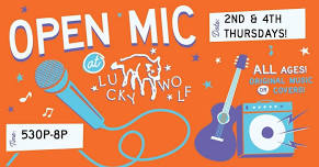 Open Mic with Tom McCoy!