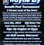 Wayne Ely Benefit Pool Tournament