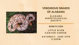 Venomous Snakes of Alabama - Alabama Herpetological Society