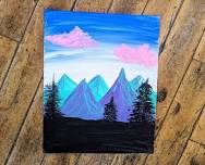 Homeschool Colorful Mountain Landscape