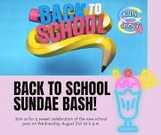 Back to School Sundae Bash