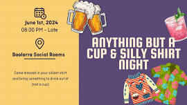 Anything but a cup & silly shirt night