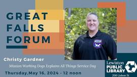 GREAT FALLS FORUM WITH CHRISTY GARDNER