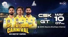 CSK vs GT - IPL LIVE SCREENING - Rooftop CSK Fan Park