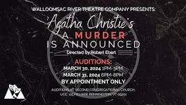 WRTC Presents AUDITIONS for Agatha Christie's 