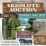 Ranch Home & 5 Acres Absolute Auction